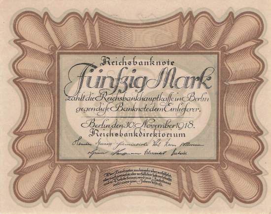 50 Mark 1918 G